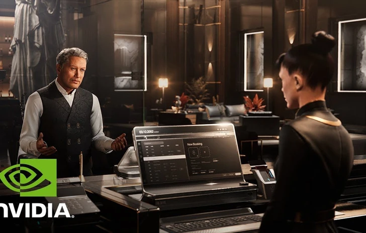 Nvidia il futuro del gaming è nella IA generativa i trailer