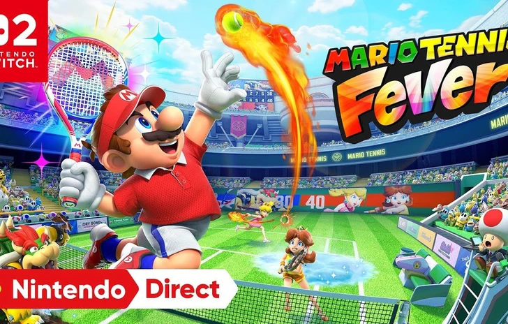 Mario Tennis Fever a febbraio torna il tennis firmato Nintendo su Switch 2