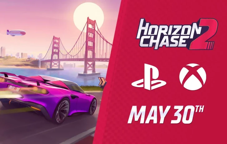 Horizon Chase 2  Coming to PlayStation 4  5 and Xbox Series  One this May 30th