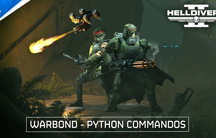 Helldivers 2 si prepara al Warbond Commando Python