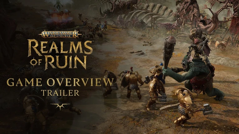 Warhammer Age of Sigmar Realms of Ruin il trailer panoramico