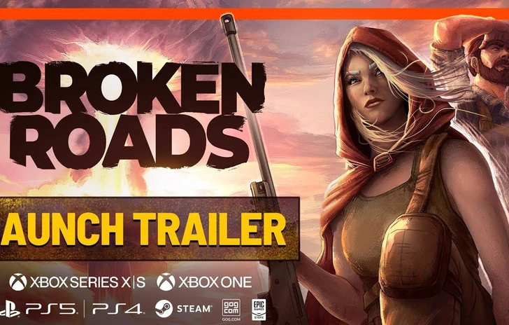 Broken Roads  Launch Trailer  PostApocalyptic CRPG