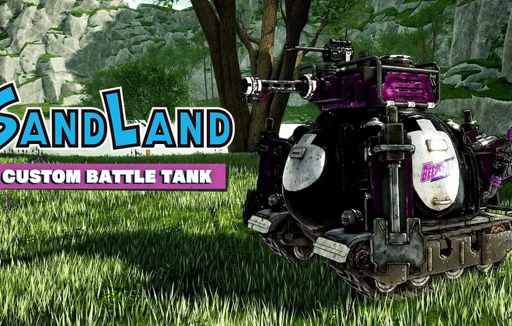 Sand Land combatte con un carro custom nel nuovo trailer
