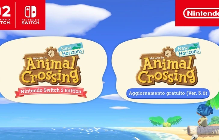 Animal Crossing New Horizons esce su Switch 2 e si aggiorna