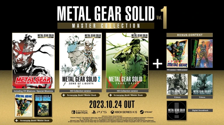 Metal Gear Solid Master Collection Vol1 in arrivo su PC e Console