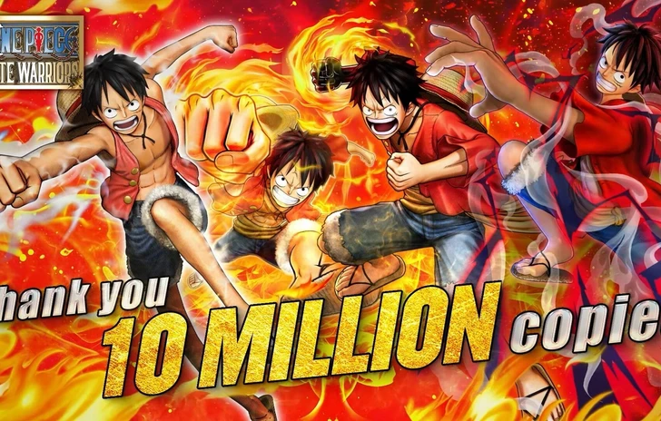 One Piece Pirate Warriors le vendite della serie superano i 10 milioni