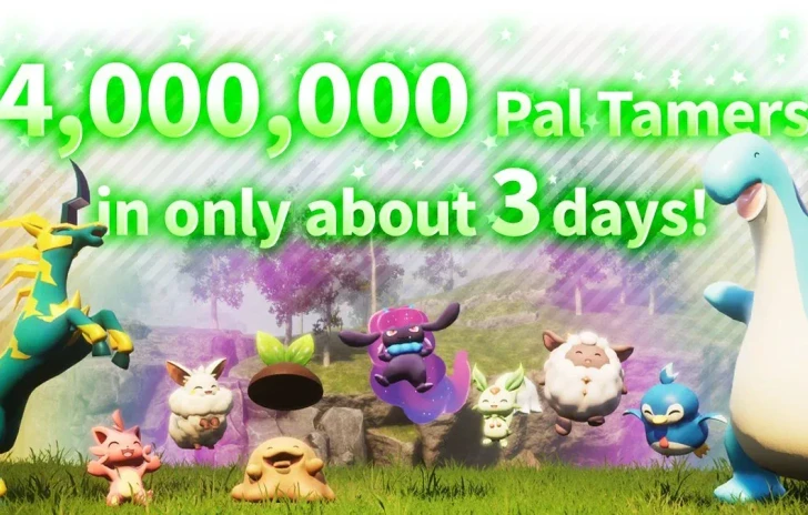 Palworld è inarrestabile 4 milioni in 3 giorni