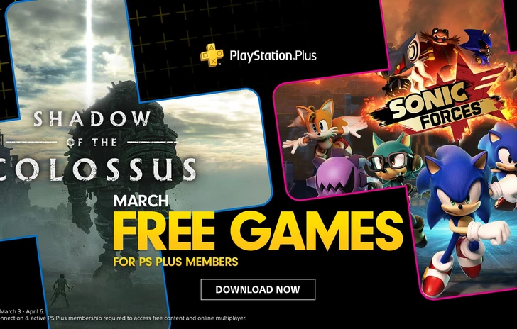 Ecco i giochi gratuiti di Marzo del PSN Plus