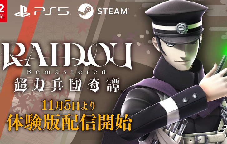 RAIDOU Remastered da domani la demo su Steam Switch 2 e PS5