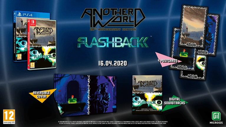 Flashback e Another World insieme su PS4 e Switch