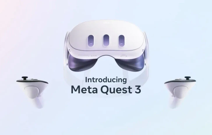Meta Quest 3 si mostra in video