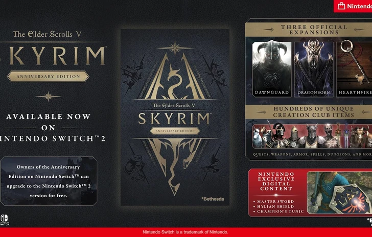 Skyrim gira finalmente a 60fps su Switch 2