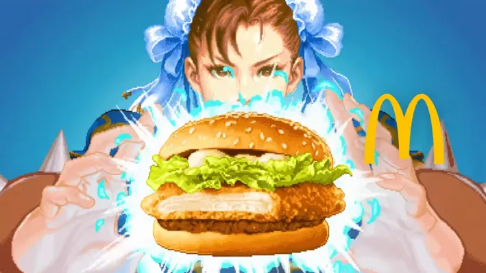 Street Fighter X McDonalds in Giappone