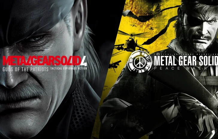 MGS Master Collection Vol2  tornano Guns of the Patriot e Peace Walker