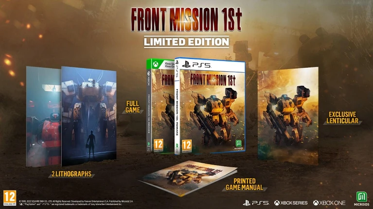 Front Mission 1st Remake arriva in edizione limitata su PS5 e Xbox 