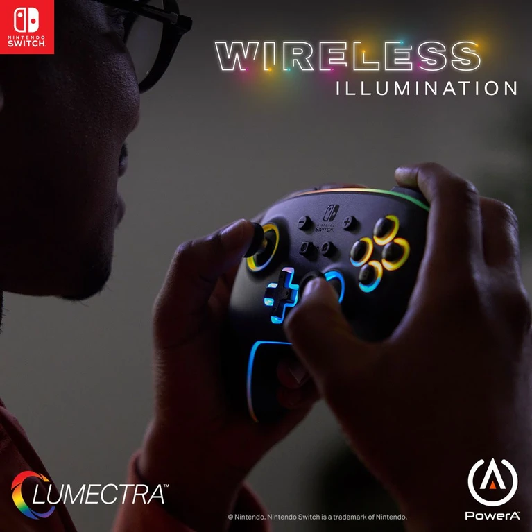 PowerA annuncia il nuovo pad con illuminazione Lumectra RBG per Nintendo Switch